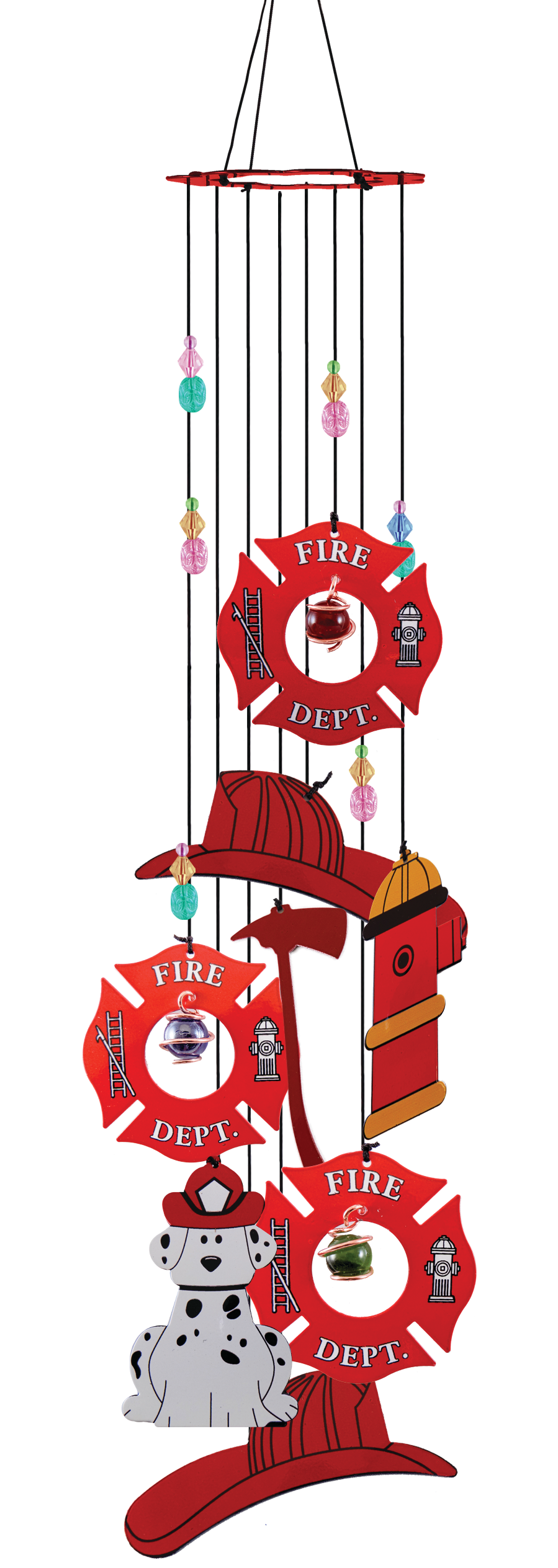 Firefighter Metal Wind Chime