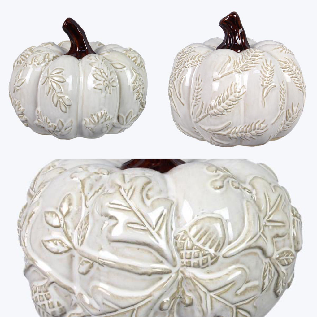 Stoneware Pumpkins