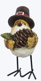 Fall Bird w/Metal Feet