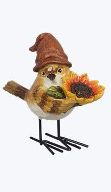 Fall Bird w/Metal Feet