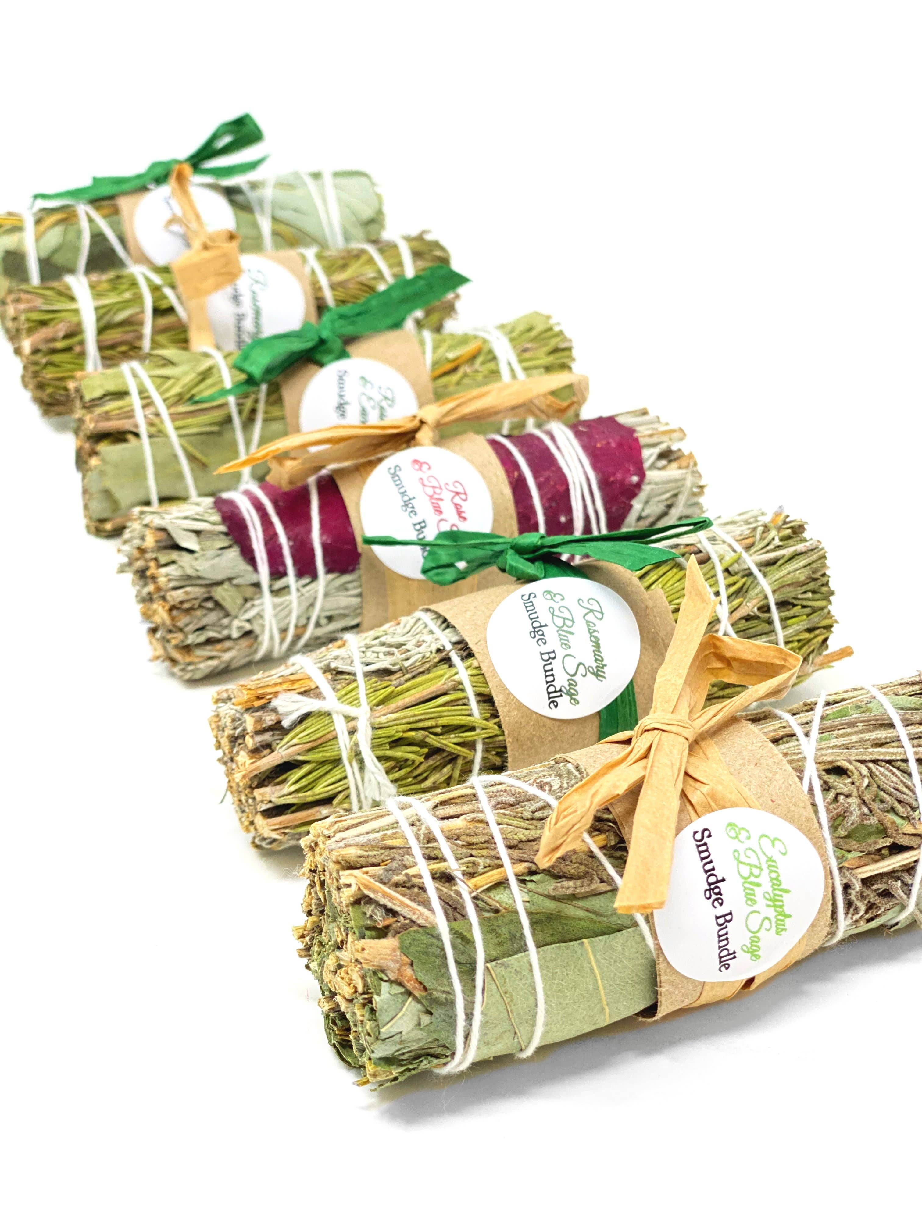 Rosemary and Sage Smudge Bundles: