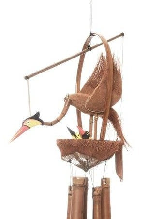 Bird With Nest Wind Chime