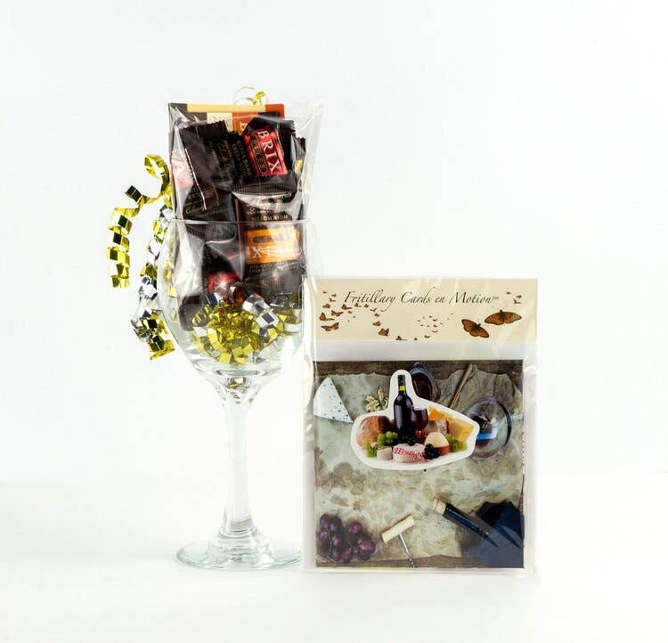 Wine Lover's Celebration Glass Gift Set