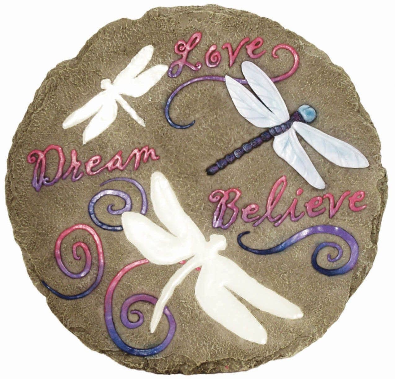 Dragonfly Glow Stepping Stone