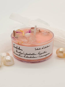 Intention & Intuition - Sodek Crystal Tealight Candle