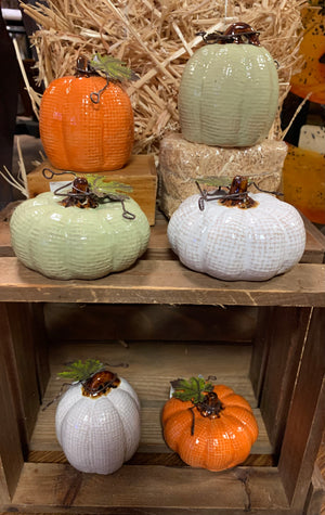 Small Ceramic Pumpkins
