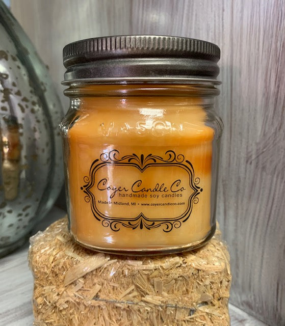 8 oz. Mason Jar Candles - Autumn Collection