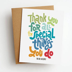 Special Things You Do Card