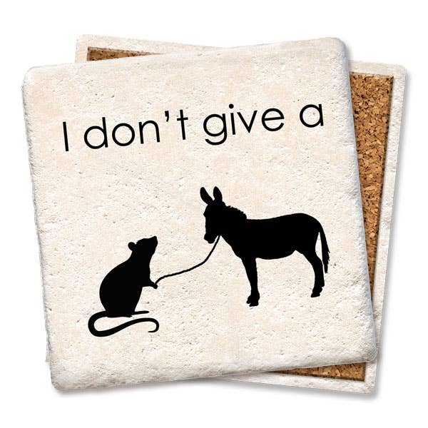 I Don't Give a Rats Coaster