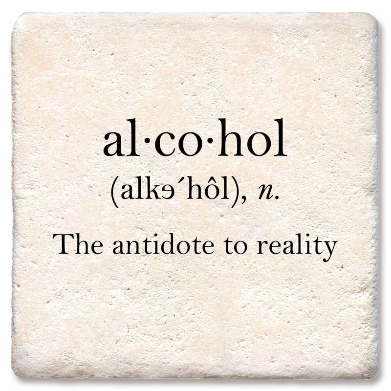 Alcohol Definition Coaster