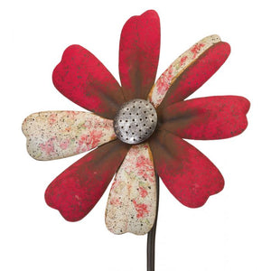 Rustic Flower Wind Spinner