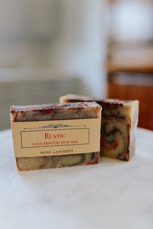 Rustic Cold Process Soap - Slices