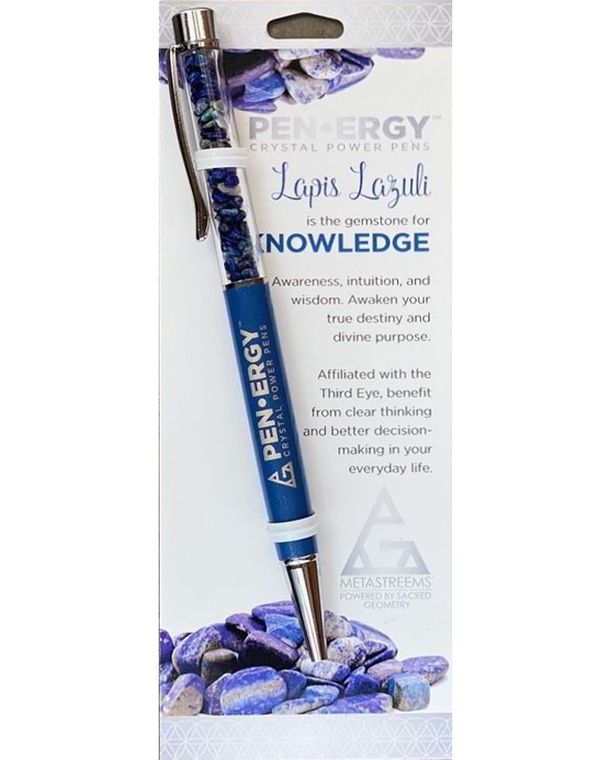 Lapis Lazuli Crystal PenErgy - Knowledge