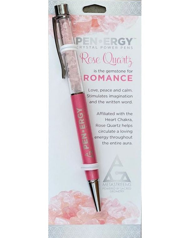 Rose Quartz Crystal Penergy - Romance
