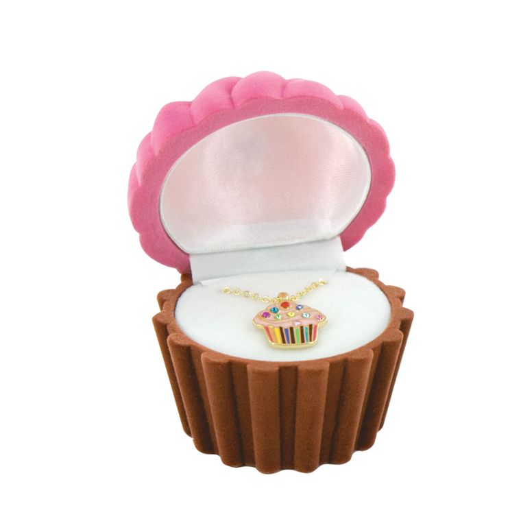 Sparkling Cupcake Pendant